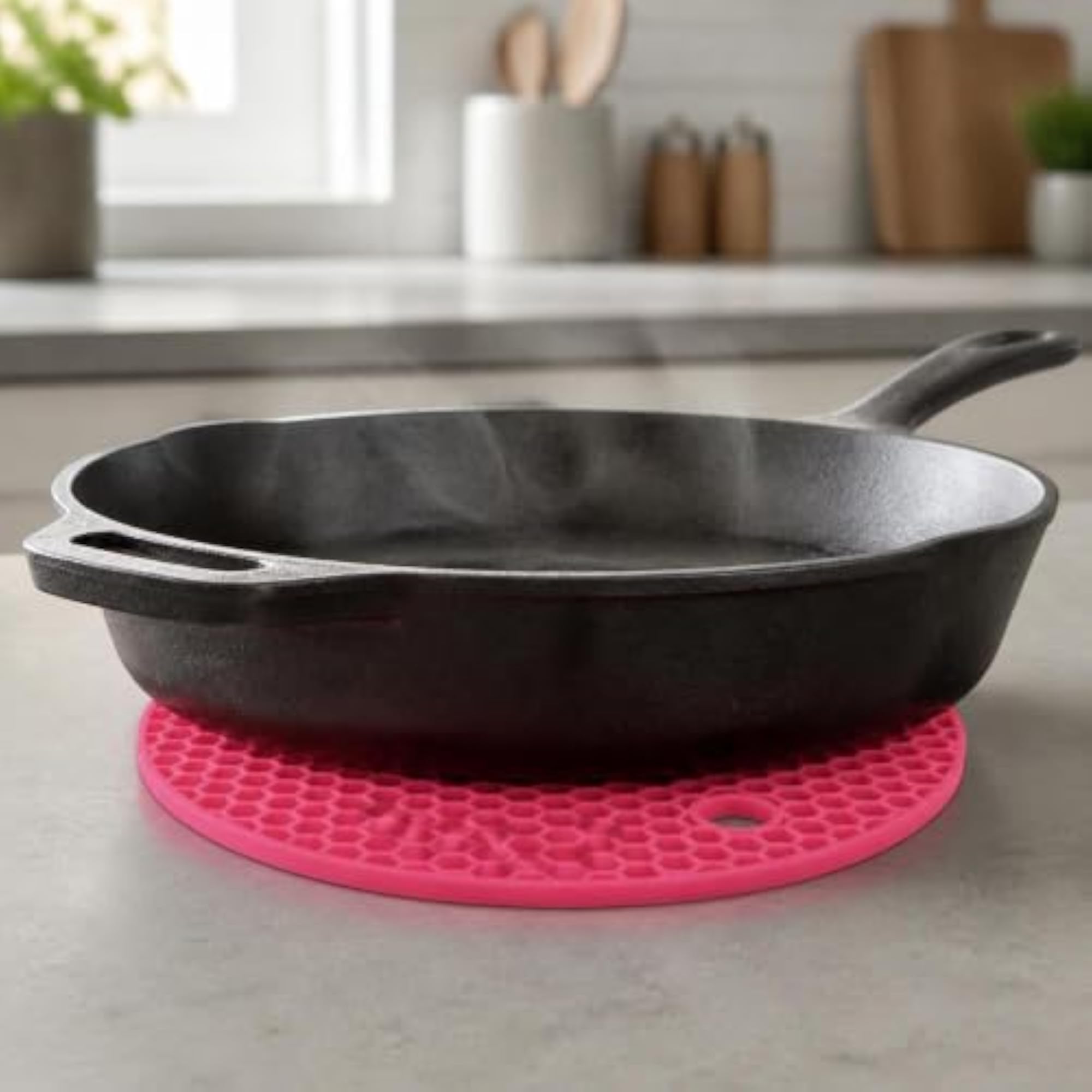 3xHeat Resistant Silicone Placemat & Coaster Set, Gift Set